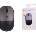 Миша 2E MF218 Silent, WL/BT, чорно-сірий