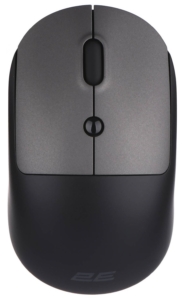 Миша 2E MF218 Silent, WL/BT, чорно-сірий