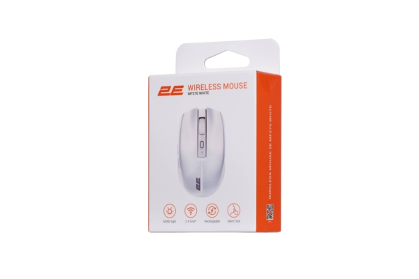 Мышь 2E MF270 Rechargeable, White LED, WL, белый
