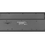 2E Клавиатура мембранная KS220 106key, WL, EN/UK/RU, чёрный