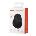 Mouse 2E MF280 Silent, WL/BT, black
