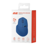 Мышь 2E MF280 Silent, WL/BT, синий