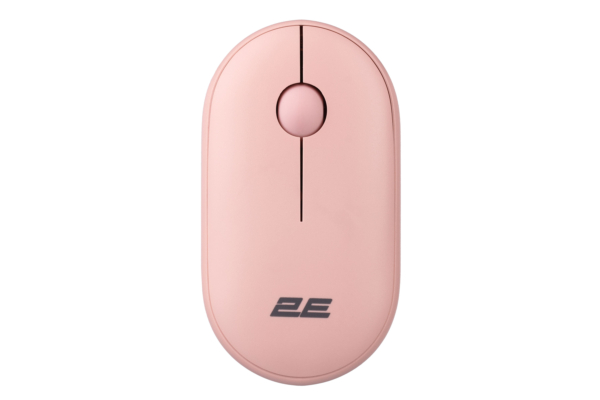 Мышь 2E MF300 Silent, WL/BT, розовый