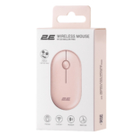 Мышь 2E MF300 Silent, WL/BT, розовый