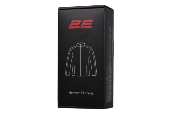 2E Tactical Heated Vest Heat Power Plus Black with Hood, Size XXL