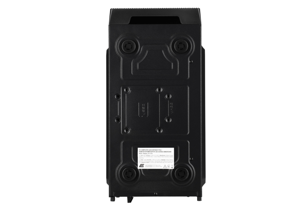 2E PC case Alfa E130 without PSU, 2xUSB3.0, 1xUSB2.0, 1x80mm, VGA 320mm, ATX, black
