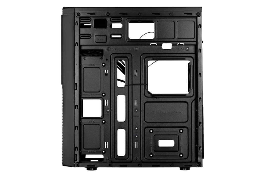 2E PC case Alfa E130 without PSU, 2xUSB3.0, 1xUSB2.0, 1x80mm, VGA 320mm, ATX, black