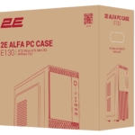 Корпус 2E Alfa E130 без БЖ 2xUSB3.0, 1xUSB2.0, 1×80мм, VGA 320мм, ATX, чорний