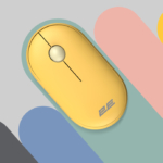 Mouse 2E MF300 Silent, WL/BT, sunny-yellow