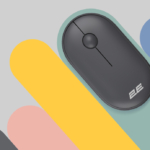 Mouse 2E MF300 Silent, WL/BT, graphite-black