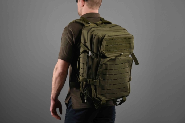 2E Tactical Military Tact Backpack 45L, OD Green