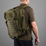 2E Tactical Military Tact Backpack 45L, OD Green