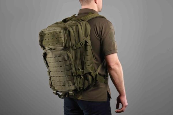 2E Tactical Military Tact Backpack 45L, OD Green
