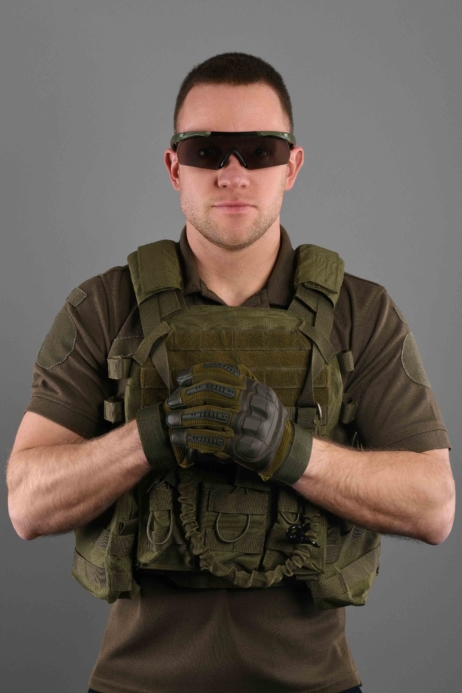 2E Tactical Military gloves, Sensor Touch XL, OD Green