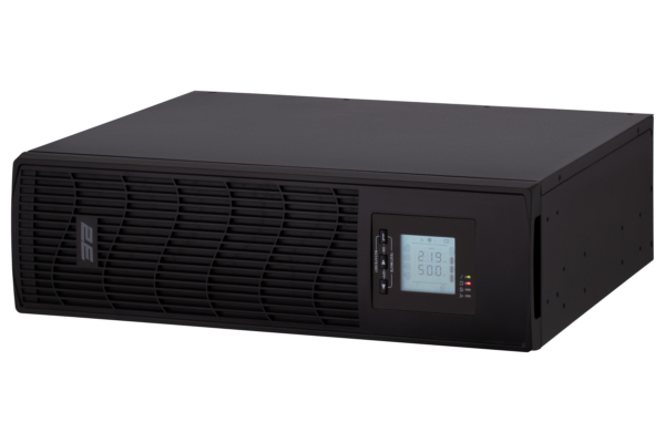 Джерело безперебійного живлення 2E PS2000RT, 2000VA/1600W, RT3U, LCD, USB, 3xC13, 3xSchuko
