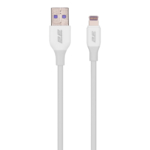 2E Сable USB-A > Lightning charge/data, 1m, Glow, white