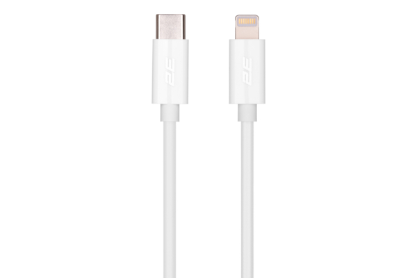 2E Кабель USB-C — Lightning Glow 1m White
