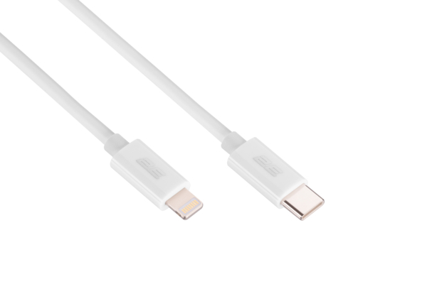 2E Кабель USB-C — Lightning Glow 1m White