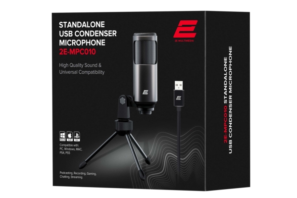 Микрофон для ПК 2Е MPC010, USB