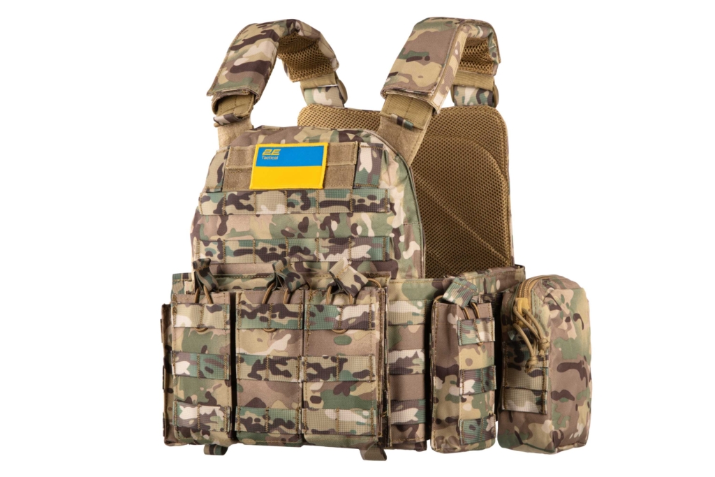 2E Plate Carrier Type5+2 flank protection, CP Camo