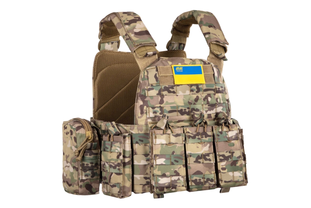 2E Plate Carrier Type5+2 flank protection, CP Camo