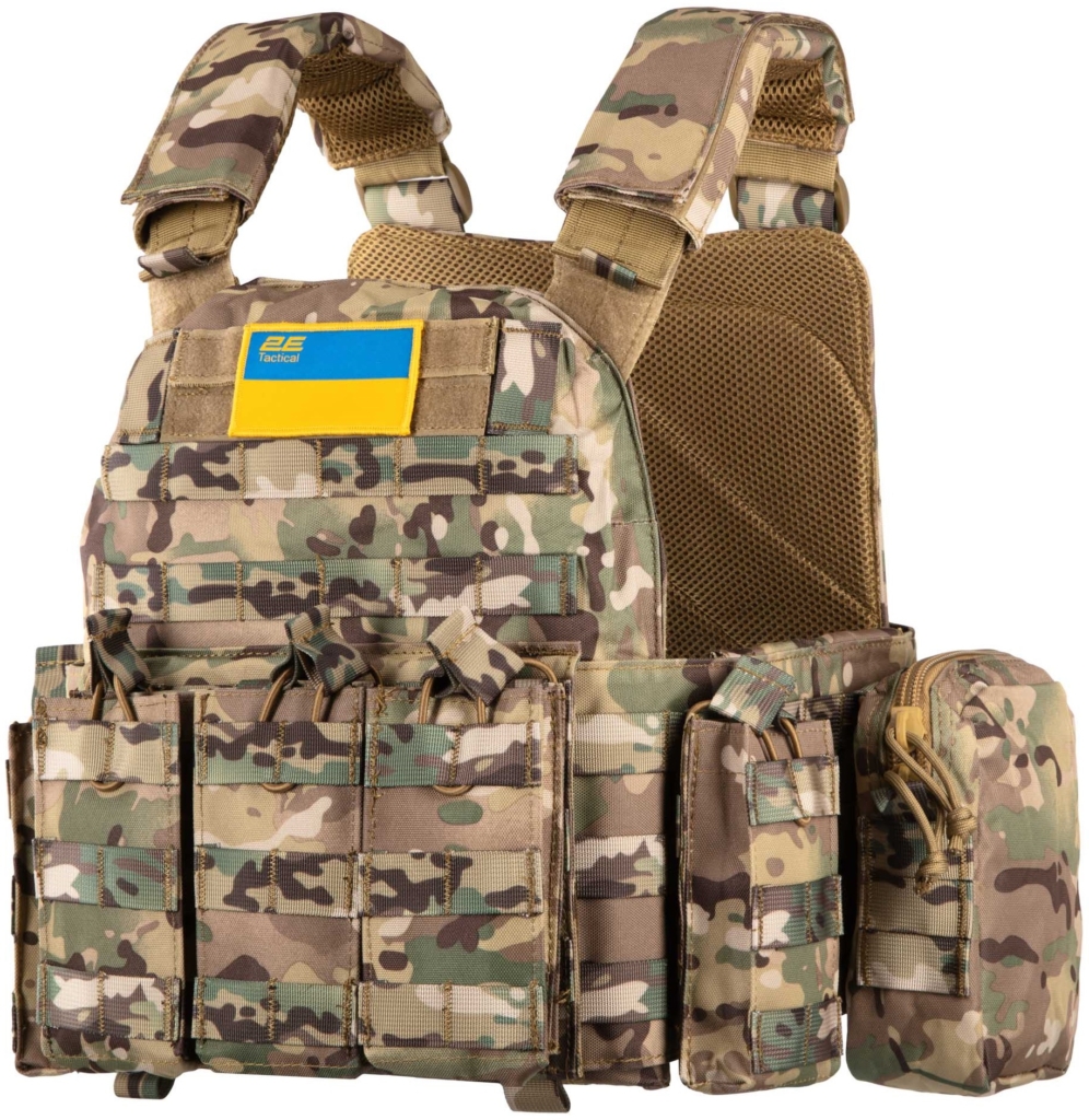 2E Plate Carrier Type5+2 flank protection, CP Camo