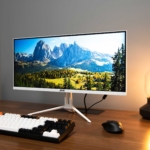 Монітор 2E 25.7″ D2621W HDMI, DP, Audio, IPS, 2560×1080, 21:9, 75Hz, FreeSync, White