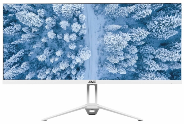 Монітор 2E 25.7″ D2621W HDMI, DP, Audio, IPS, 2560×1080, 21:9, 75Hz, FreeSync, White