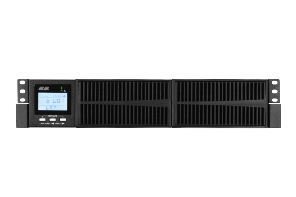 Джерело безперебійного живлення 2E OD1000RT, 1000VA/900W, RT2U, LCD, USB, 2xSchuko