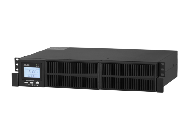 Джерело безперебійного живлення 2E OD1000RT, 1000VA/900W, RT2U, LCD, USB, 2xSchuko