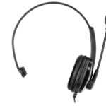 PC headset mono On-ear 2E CH12 USB, omni-mic, 2m, black