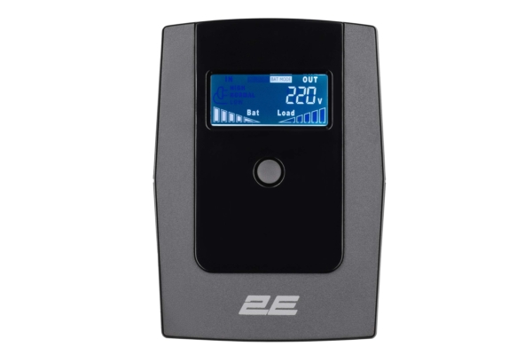 Джерело безперебійного живлення 2E DD850, 850VA/480W, LCD, USB, 2xSchuko
