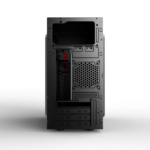 2E PC case Basis RD860-3U without PSU, 1xUSB3.0, 2xUSB2.0, VGA 320mm, mATX, black
