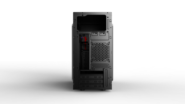 2E PC case Basis RD860-3U without PSU, 1xUSB3.0, 2xUSB2.0, VGA 320mm, mATX, black