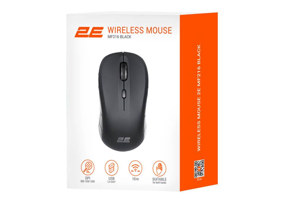 Mouse 2E MF216, WL, black