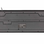 Клавіатура мембранна 2E KM1040 104key, USB-A, EN/UK/RU, чорний