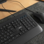 Клавіатура мембранна 2E KS109 104key, USB-A, EN/UK/RU, чорний