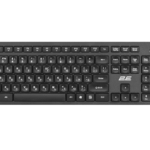 Клавіатура мембранна 2E KS260 106key, WL, EN/UK, чорний