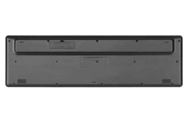 Клавіатура мембранна 2E KS260 106key, WL, EN/UK, чорний