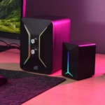 Multimedia speaker 2E PCS301 RGB, 2.1, USB, Black