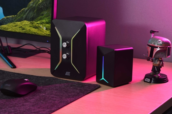 Multimedia speaker 2E PCS301 RGB, 2.1, USB, Black