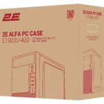 Корпус 2E Alfa E1903U-400 з БЖ 2E ATX400W, 2xUSB3.0, 1xUSB2.0, VGA 320мм, ATX, чорний