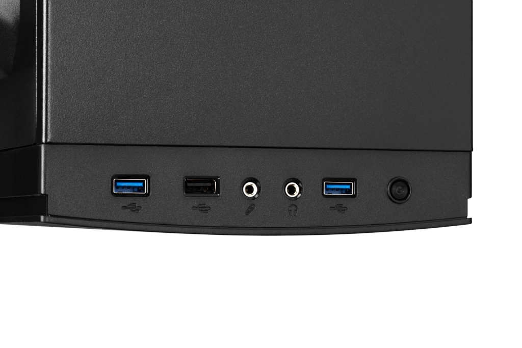 2E PC case Alfa G650 without PSU, 2xUSB3.0, 1xUSB2.0, 1x120mm, VGA 280mm, LCS ready, ATX, black