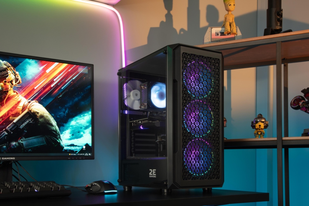 2E 2E PC Complex Gaming AMD R5-5600, 16Gb, F1TB, NVD3060-12, B550, G338, 600W, FreeDos