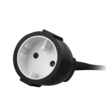 2E Power Strip 1хType F, 2х1mm2, 10A, 15m, black