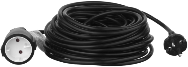 2E Power Strip 1хType F, 2х1mm2, 10A, 15m, black