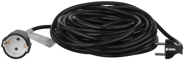 2E Power Strip 1хType F, 3х1.5mm2, 16A, 15m, black