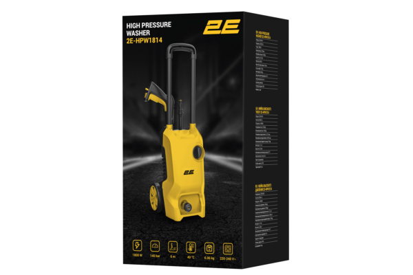 Минимойка высокого давления 2E AquaClean 140 1800Вт 140бар 480л/ч шланг 6м 6.06кг