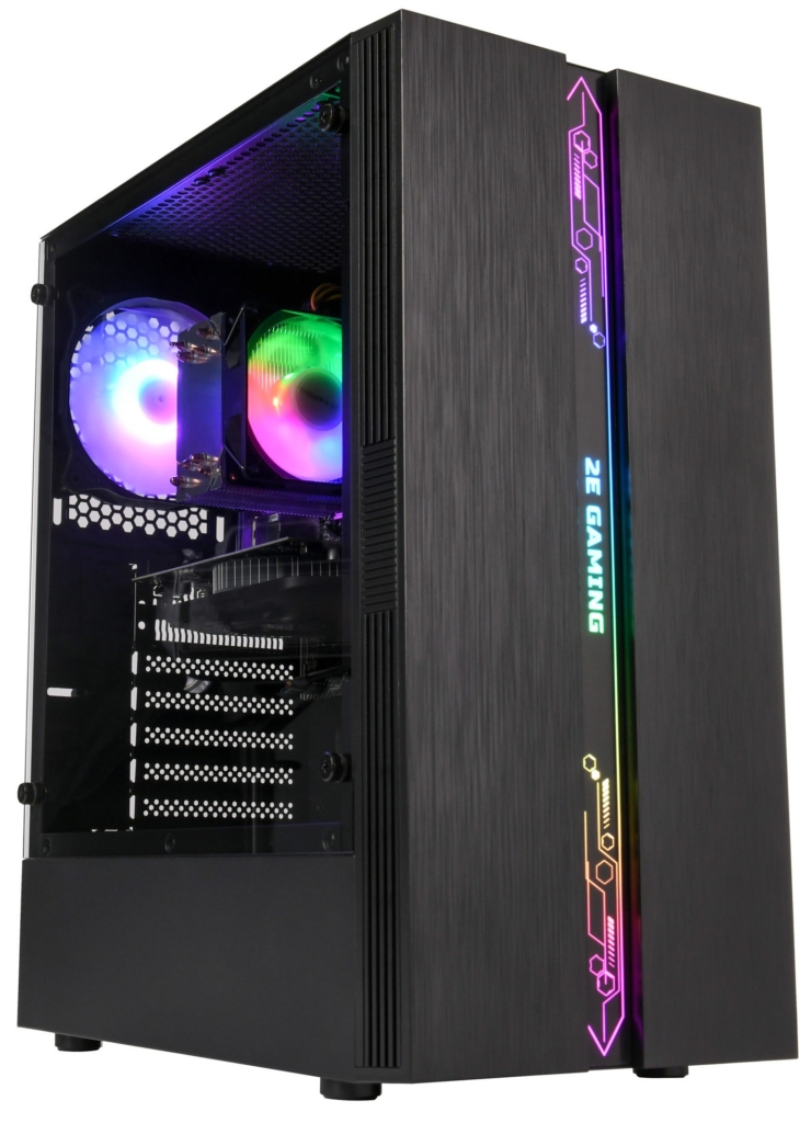 2E 2E PC Complex Gaming AMD R5-5500, 16Gb, F1TB, RX6500XT-4, A520, G2107, 500W, FreeDos
