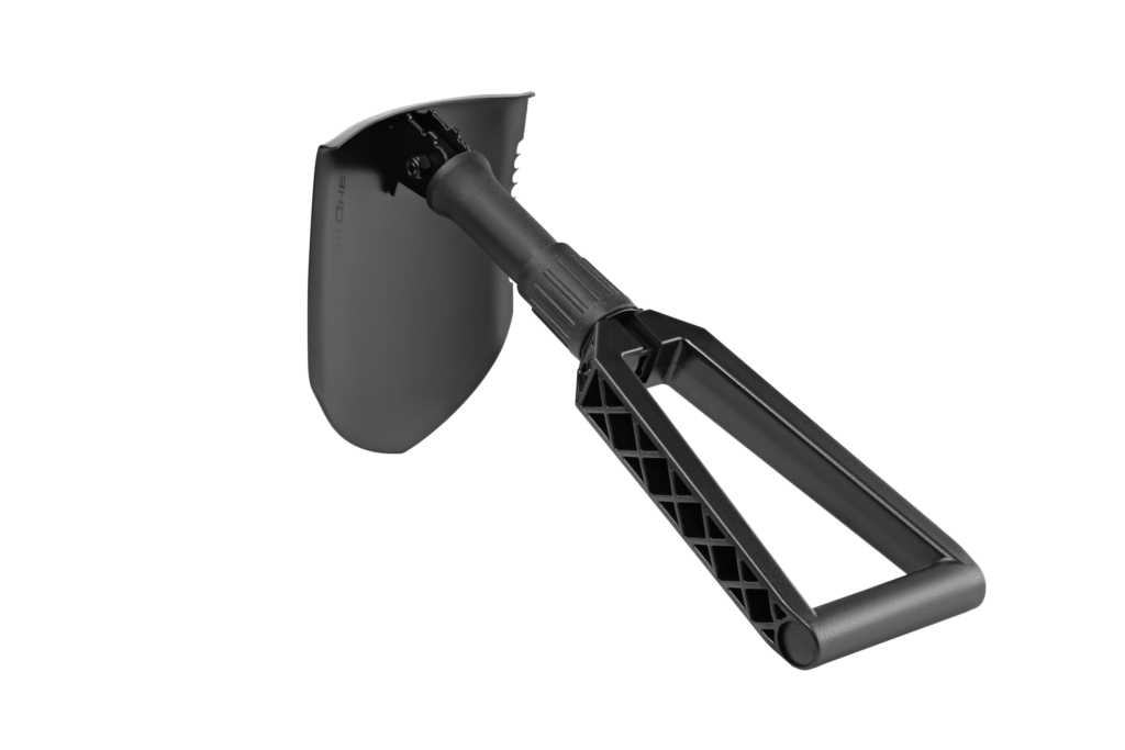 Лопата тактическая 2E Fox One Black складная, 59 см, 1.1 кг